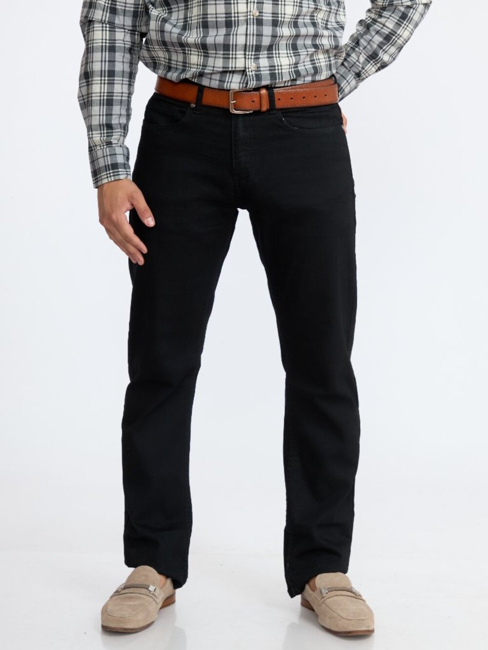Men's Black Slim Fit Jeans 34x32 (Pants for men) - Standley/New with Tags - Moda